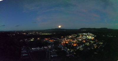 Moonrise over Northampton